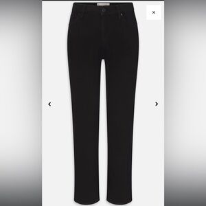 Frame Denim Black Le Sleek Straight Leg Jeans 26